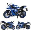 Collection 112 for Y-AMAHA YZF-R1M Toy Motorcycle Diecast Metal Model Racing for Super for Sport Collection Gift(Blue) view 2