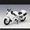 Collection 1:18 Motorcycle Model Diecasts Portable Racing Finger Motobike Simulation Collection Toys for Suzuki for Hayabusa GSX-1300R(White) view 2