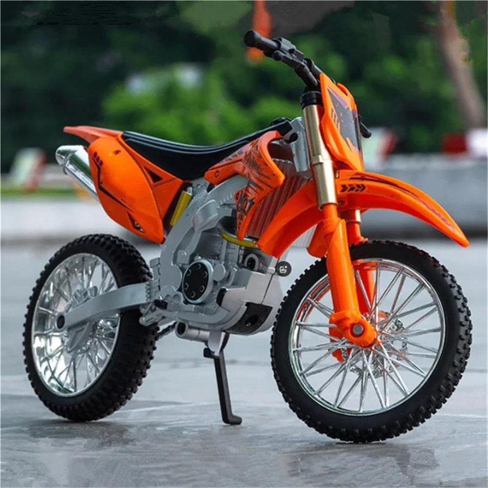 Collection 1/10 Scale for KX450 Alloy Motorcycle Model Diecast Toys Birthday Gift Collection(Orange)