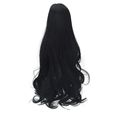 1/3 Doll Wig, DIY Doll Hair Wig Replacement, Long Curly for BJD Dolls, High Temperature Wire Mesh with Simulation Scalp, Soft Silk Fiber for Easy Styling,