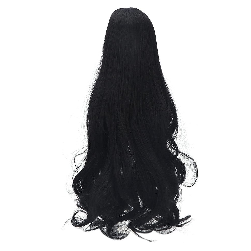 1/3 Doll Wig, DIY Doll Hair Wig Replacement, Long Curly for BJD Dolls, High Temperature Wire Mesh with Simulation Scalp, Soft Silk Fiber for Easy Styling,