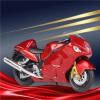 Collection 1/18 Alloy Diecast Motorcycle Model Toys Wheel Steering for Suzuki for Hayabusa GSX-1300R(Red) view 1