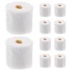 10Pcs Dollhouse Toilet Paper Rolls Tearable, Miniature Dollhouse Accessories Simulation Tissue for Kitchen, Bathroom, Home Decor Miniatures view 1