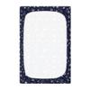 Starry Night Star Sun Moon Blue Baby Crib Mattress Sheets 27 x 39In Breathable Toddler Girls Pack n Play Sheets for Baby Bedding view 2