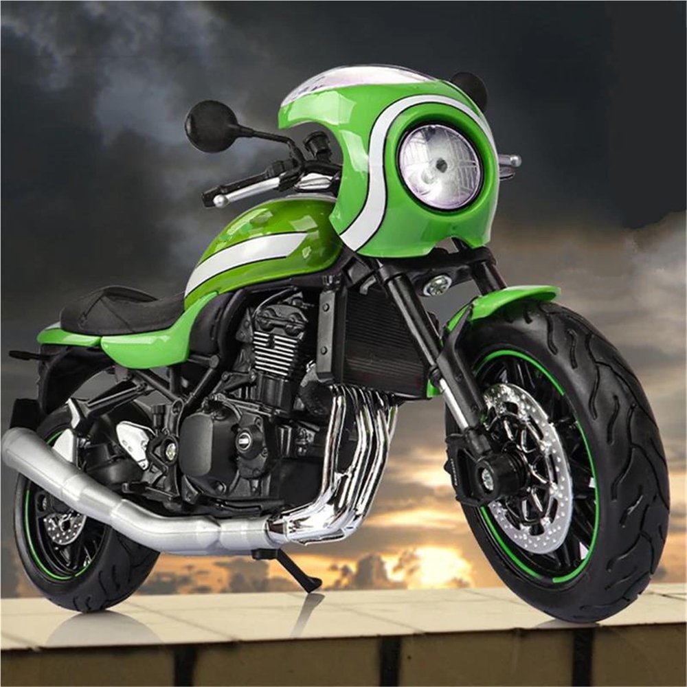Collection 1/12 for Z900RS for Cafe Alloy Sports Motorcycle Model Diecasts Metal Racing Simulation Toys Gifts(Green)
