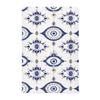 Retro Cartoon Evil Eyes Baby Crib Mattress Sheets 27 x 39In Soft Stretchy Toddler Boys Crib Bedding Sets for Travel view 1