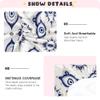 Retro Cartoon Evil Eyes Baby Crib Mattress Sheets 27 x 39In Soft Stretchy Toddler Boys Crib Bedding Sets for Travel view 4