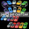 Large Truck Toys for Toddlers 1-3 2-4 3-5 4-7 Years Old Boys Kids, Transport Truck with 24 Pcs Die-Cast Cars, Toy Gifts for 3 4 5 6 Year Old Boys, Toddler Gift Toys for Ages 3-5 4-7 view 2