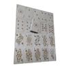 304 Stainless Steel Cards 54PCS Full Metal Playing Cards Poker Deck Thick Double-sided Carving Playing Throwing Cards Game Bulk for Adults No-burr Waterproof Reusable Collectable Long-lived (Style-C) view 2
