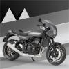 Collection 1/12 Alloy Diecast Motorcycle Model Toys Wheel Steering for Z900RS for Cafe(Gray) view 3