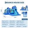 Bounce House Inflatable Bouncer with Slide & Water Features, Durable Oxford Dinosaur Jumping Castle with Air Blower, Large Backyard Bouncy House for Kids, Quick Setup with Accessories Included view 3