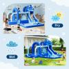 Bounce House Inflatable Bouncer with Slide & Water Features, Durable Oxford Dinosaur Jumping Castle with Air Blower, Large Backyard Bouncy House for Kids, Quick Setup with Accessories Included view 4