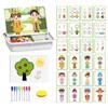 Magnetic Puzzles Face Dress Up Travel Game Double Side Preschool Educational Learning Toy for Kids, 2026 New Creative Educational Magnetic Book with Write Board for Toddlers 3-6 (#04) view 1