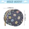 Hearts Macaron Black Pacifier Holder Case Newborn Pacifier Storage Pouch for Boys Girls Easy Attach to Diaper Bag Portable Baby Essentials Container view 3