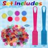 Coopay Magnetic Bingo Wand Chip Set - 2 Pack Magnetic Wands, 200 Colorful Metal Chips for Kids Classroom Science Learning Counting Family Game Night Educational view 3