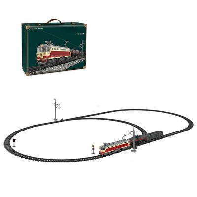 RTRHOBBY SS7C Alloy Electric Train Set with Carriages and Long Track