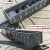 RTRHOBBY SS7C Alloy Electric Train Set with Carriages and Long Track view 3