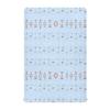 Geometries Boho Blue Baby Crib Mattress Sheets 27 x 39In Breathable Kids Girls Crib Bedding Sets for Baby Bedding view 1