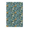Autumn Flowers Sunflower Lily Rosemary Teal Baby Mini Crib Sheets 27 x 39In Breathable Kids Girls Fitted Crib Sheet for Travel view 1