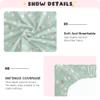 Easter and Winter Fusion Pattern Baby Crib Mattress Sheets 27 x 39In Soft Stretchy Kids Girls Muslin Crib Sheet for Baby Bedding view 4