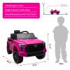 12V Licensed Toyota Tundra Ride-on Truck, Remote Control Electric Car with Spring Suspension, 3-Speed Kids Vehicle with Music & LED Lights for Ages 3+ view 2