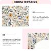 Autumn Flowers Begonia Blush Baby Mini Crib Sheet 27 x 39In Breathable Kids Boys Muslin Crib Sheet for Baby Bedding view 4