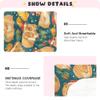 Cartoon Cute Capibara with Xmas Hat Orange Baby Mini Crib Sheet 27 x 39In Soft Stretchy Toddler Girls Pack n Play Sheets for Travel view 4