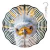 10-Inch Metal Wind Spinner 3D Secretary Bird Wind Spinner, Unique Metal Hanging Kinetic Wind Sculpture Ornament Gifts for Women Yard Art Garden Patio Lawn Indoor Outdoor Decor view 1
