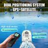 ANGDI Intelligent RC Fishing Bait Boat, 12V Large Capacity Smart Bait Launcher with 100 GPS Points, Auto Return & LED Light, 2 Batteries, Speed Adjustable, Bait Boat for Chum Hook Delivery view 2