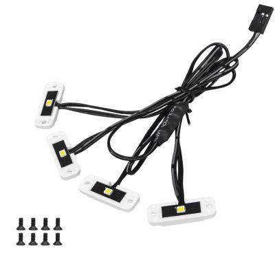 LRFHL RC Rock Lights with Controller RC Crawler Lights for 1/10 Axial SCX10 III AXI13001 Upgrade