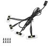 LRFHL RC Rock Lights with Controller RC Crawler Lights for 1/10 Axial SCX10 III AXI13001 Upgrade view 1