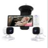 Anicebb Wireless Baby Car Camera with 2 Cameras, 1080P Night Vision, Auto On/Off - Dual Portable Baby Car Monitor, 8 Lullabies, No-Glow IR Night Vision for Infants & Pets view 1