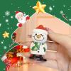 Christmas Wind Up Toys - 8 Pieces Fun Jumping and Walking Mini Holiday Toys, Small Mechanical Christmas Decorations for Kids Boys Girls Family Friends Children Youth Teens, Home, Car, Party view 4