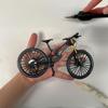 Generisch Finger Bicycle Model, 1:10 Mountain Bike Model Toy, Finger Mountain Bike Model Ornaments, Miniature Fingers Bike, Mini Bend Bicycle Models view 1