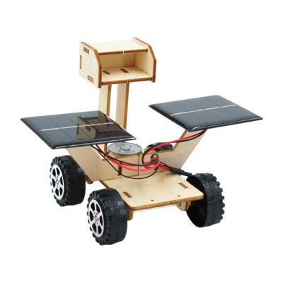 Solar Robot Kit - STEM Car Building Learning Toys, Lunar Rover Science Experiment Set for Kids, Boys, Girls, Beginners, Classroom, Home, Travel, Homeschool, and Birthday Fun