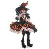 20" Orange and Black Party Dress Witch view 1