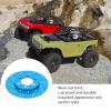4pcs RC Brake Disc Aluminum Alloy Brake Caliper, RC Brake Disc for 2.2 Inch Wheel, Simulation Wheel Brake System with Anodized Surface, Lightweight Durable RC Accessories (Blue) view 3