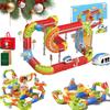 2026 New Generation 3D Train Routes with Mix-and-Match Stem Cubes, Anti-Gravity 3D Infinity Track, DIY Race Track Creative Building Uphill, Loop 360 (98Pcs) view 1