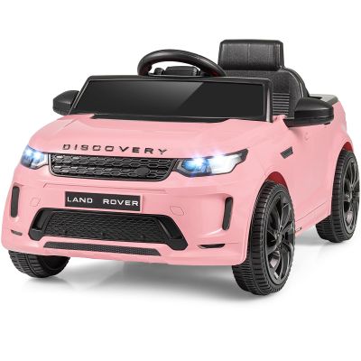 Costzon Ride on Car, Licensed Land Rover Discovery Sport Electric Vehicle, 12V Kids Car with Parent Remote Control, Music, Horn, Song, Gift for Aged 3+ (Light Pink, 38 x 24 x 17(L x W x H))