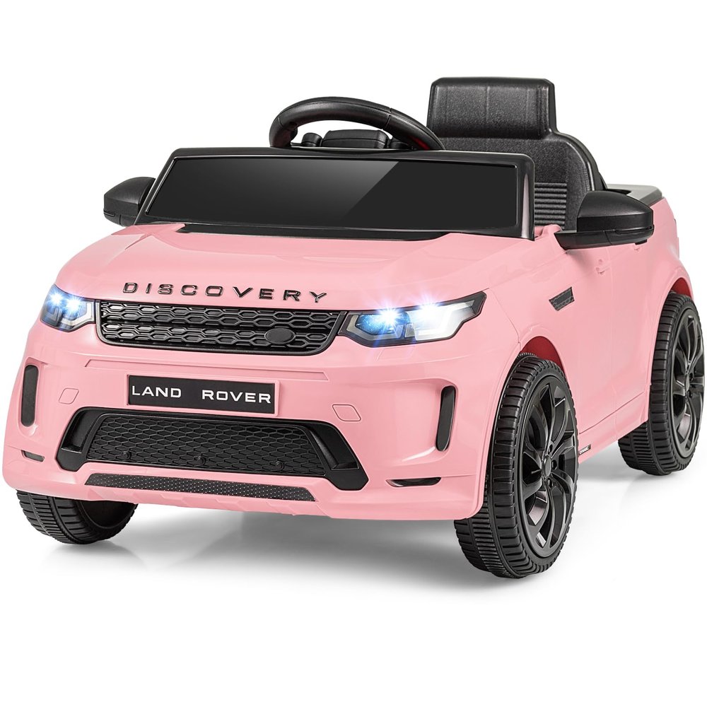 Costzon Ride on Car, Licensed Land Rover Discovery Sport Electric Vehicle, 12V Kids Car with Parent Remote Control, Music, Horn, Song, Gift for Aged 3+ (Light Pink, 38 x 24 x 17(L x W x H))