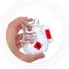 Abaodam Glass Coin Bank: Lucky Cat Savings Box - Maneki Neko Money Organizer - Cute Cat Shaped Container for Room Decor Birthday Or Christmas view 2