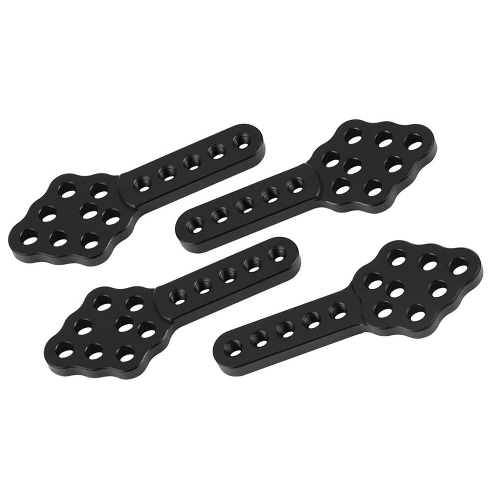 Acouto Mount 1/10 RC Crawler - /set RC Car Mount Plate Height - Industrial & ScientificPower ProductsShock & Vibration ControlShock (Black)