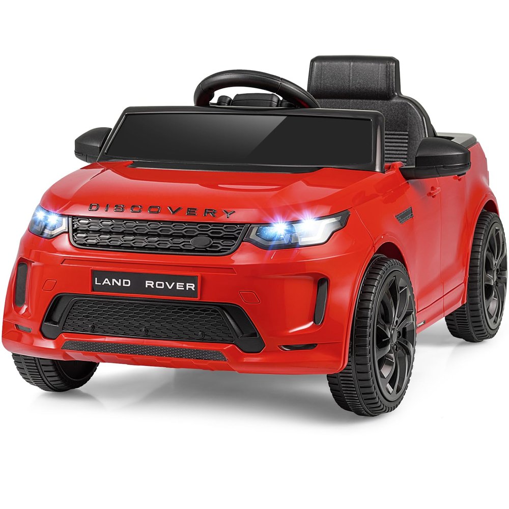 Costzon Ride on Car, Licensed Land Rover Discovery Sport Electric Vehicle, 12V Kids Car with Parent Remote Control, Music, Horn, Song, Gift for Aged 3+ (Red, 38 x 24 x 17(L x W x H))