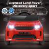 Costzon Ride on Car, Licensed Land Rover Discovery Sport Electric Vehicle, 12V Kids Car with Parent Remote Control, Music, Horn, Song, Gift for Aged 3+ (Red, 38 x 24 x 17(L x W x H)) view 2