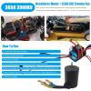 Vicue 3650 3900KV Brushless Motor +120A ESC Combo Set for 1/10 1/8 RC Car Accessories view 4
