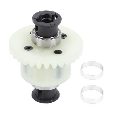 RC Differential Gear for SCY 16101 16102 16103 16201, RC Car Differential Upgrade, High Performance Plastic Metal Diff with 2 Iron Rings, Remote Control Differential for Second Gen