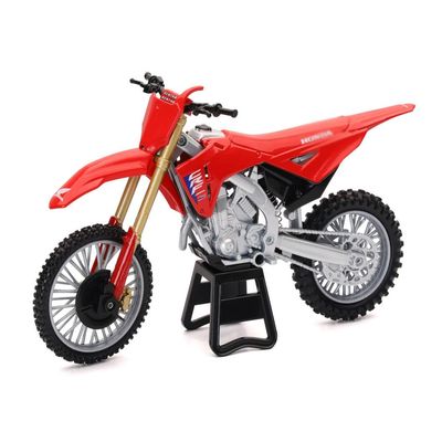 CRF450R Motorcycle Red with Black Accents 1/12 Diecast Model by New Ray 58493