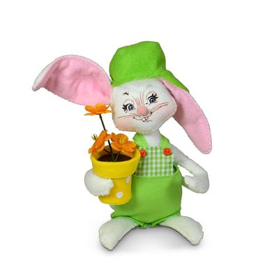 Flowerpot-Bearing Bunny, 6in