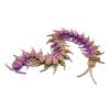 3D Toys 3D Printed Animal Centipede Articulated for Stress Relief Prank Home Office Decompression Decor Executive Desk Toys-Purple Gold view 1