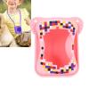 POENVFPO Electronic Pet Case, Silicone Protective Cover with Detachable Lanyard for Interactive Digital Toys and Travel Storage (Pink) view 3